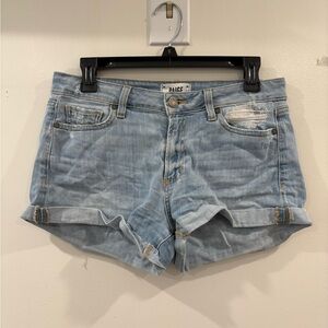 paige denim short shorts